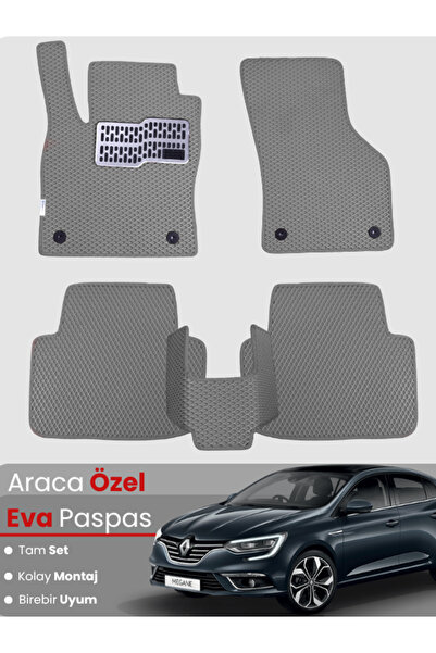 stiloto RENAULT MEGANE 4 SEDAN (2016-2025) Uyumlu EVA Paspas Tam Set–Oto Pasp...