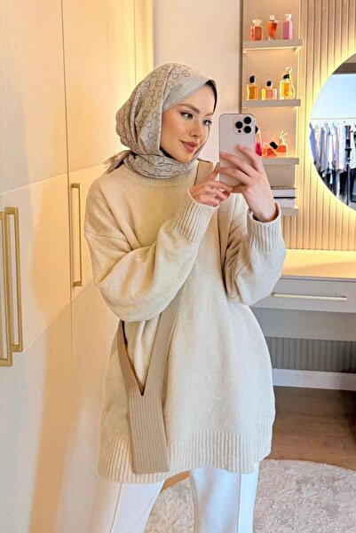 Hazamoda سترة إلماس أوڤس باللون البيج