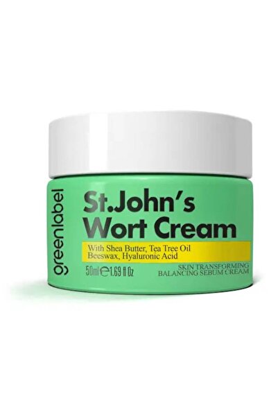 Greenlabel Crema de față 50 ml, control sebum, anti-acnee, cu ulei de sunătoare și acid hialuronic