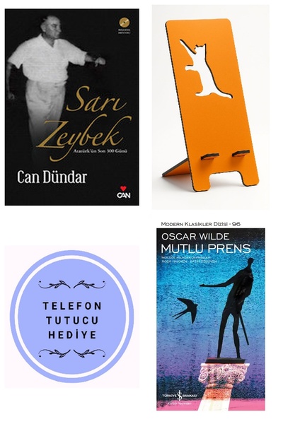 TÜRKİYE İŞ BANKASI KÜLTÜR YAYINLARI Sarı Zeybek - Can Dündar + Telefon Tutucu...