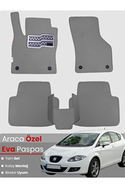 Guerrino Seat Leon 1P (2006-2012) Compatible Eva Floor Mat Full Set–Auto Mat,...