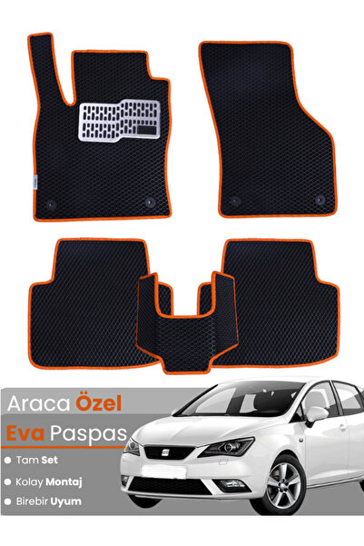 stiloto مجموعة كاملة من دواسات EVA متوافقة مع سيارة سيات إيبيزا ستيشن واجن (2...