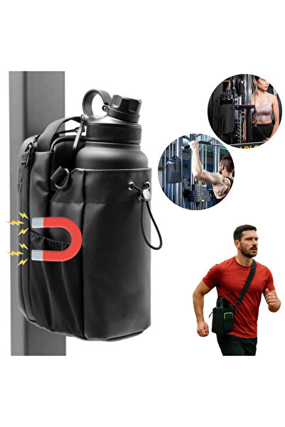 Promagg Magnetic gym fitness bag, portable water bottle holder and accessories