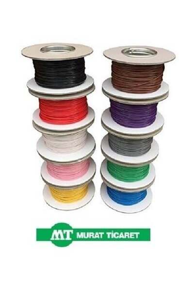 Murat 0.75 MM TESİSAT KABLOSU (KALAYLI) (YEŞİL) (1 MT)