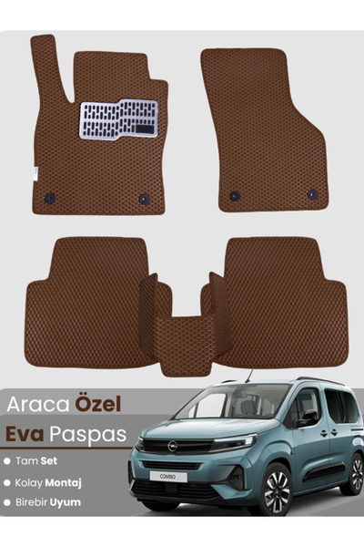 stiloto مجموعة كاملة من دواسات EVA متوافقة مع أوبل كومبو (2018-2025) - مخصصة ...