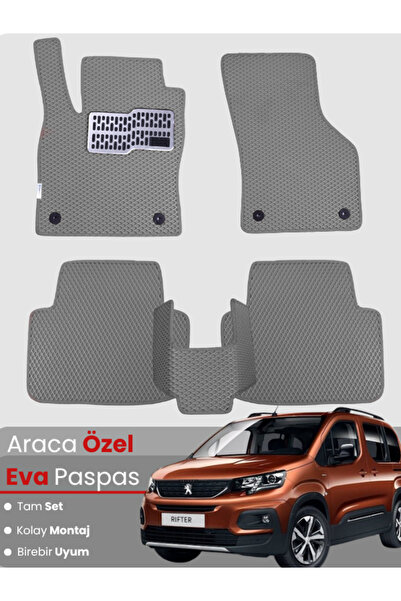 stiloto طقم كامل من دواسات EVA متوافقة مع بيجو رايفتر (2018-2025) - مخصصة للس...