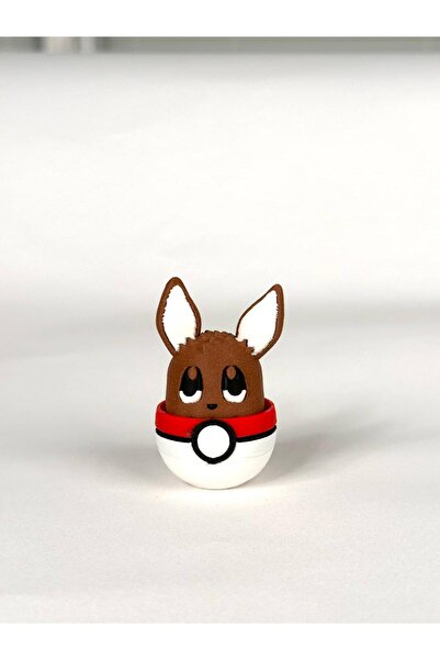 Colorinsane Pokemon Evee Keychain Click Mechanical Sound Keychain