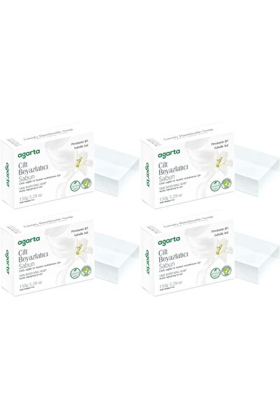 Agarta Handmade Natural Soap 150Gr Skin Whitening (Set of 4)