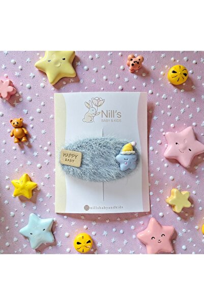 Nills Baby & Kids Blue Plush Sleeping Star Figured Baby Buckle – Soft Textured