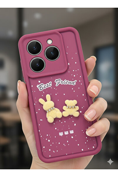 Tech&bello accessories حافظة ناعمة متوافقة مع هاتف infinix Hot 40i مع تصميم ن...