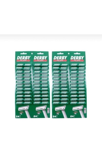 Toptancı Amca Derby cu o singură lamă, cu mâner, 96 de bucăți