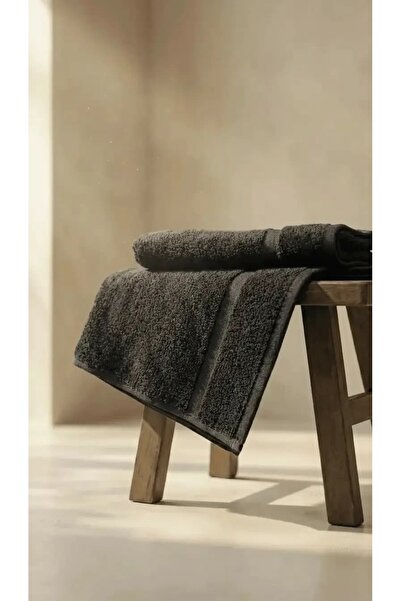 Lumia Studio 100% Cotton 4-Piece Premium Black Hand Face Bath Towel Set 45X90