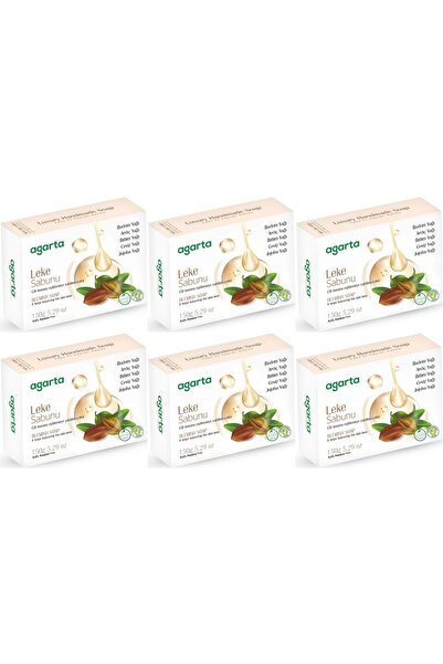 Agarta Handmade Natural Soap 150Gr Stain (Set of 6)