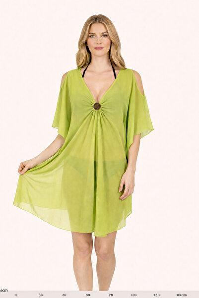 MAYOPORT Halka Detail Chiffon Pareo