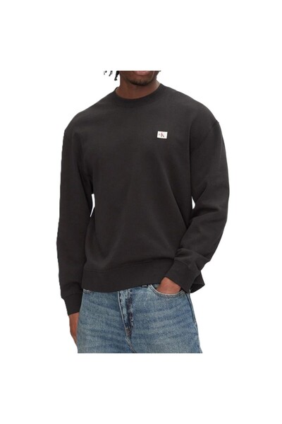 Calvin Klein Bluza LS EU 350TERRY BADGE CNSWTSHRT