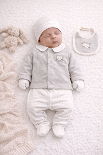 Superbaby Set Bymurat brodat – 5 piese din bumbac