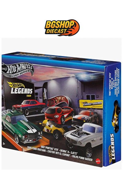 HOT WHEELS HW Legends Tour Silver Series 6 lı Set