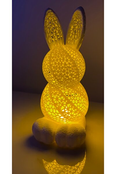 NO BRAND Knop Tavşan figürlü çocuk odası lambası