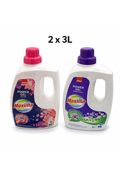 Sano Maxima Power Gel Liquid Laundry Detergent – ​​Pack of 2 ×