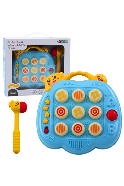 LEAN Joc de îndemânare cu o cârtiță cu sunete de ciocan și lumini albastre