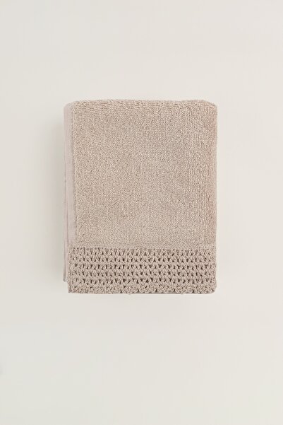 Ca'De'Luz Soria Pima Cotton Beige Hand Towel