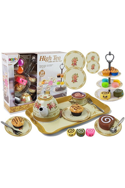 LEAN Детски сервиз за чай с прибори за хранене и сладкиши – 25 части