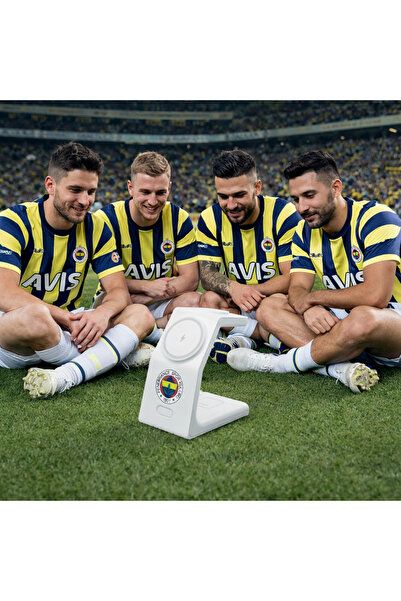 Fenerbahçe Lisanslı Bandrollü 3'ü Bir Arada Kablosuz Şarj Cihazı