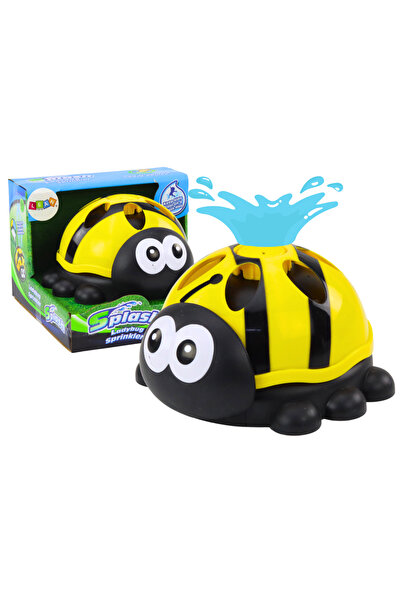 LEAN Aspersor de grădină pentru copii, buburuză galbenă
