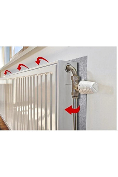 baffhome 4 Adet Petek Arkası Isı Yalıtım Levhası Alüminyum Folyo Radyatör Ark...