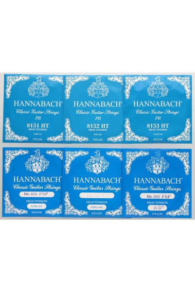 Hannabach 850Ht Classical Guitar String (High Tension) |   Ideal for Solo Players