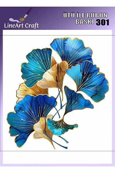 LİNEART Ütü ile Rubon Baskı Transfer No:RB301-30x30cm