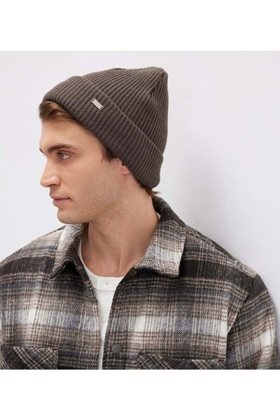 Mavi M0912001 Unisex Beret Hat Brown