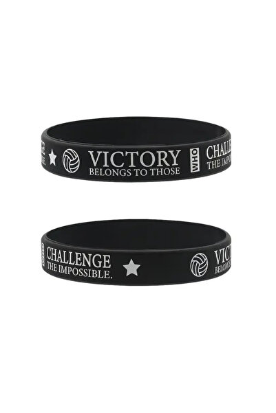 CN Volleyball Silicone Bracelet Set of 2