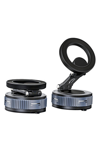 MILORI Suport Auto Magnetic pentru Telefon cu Vacuum, Pliabil și Retractabil,...