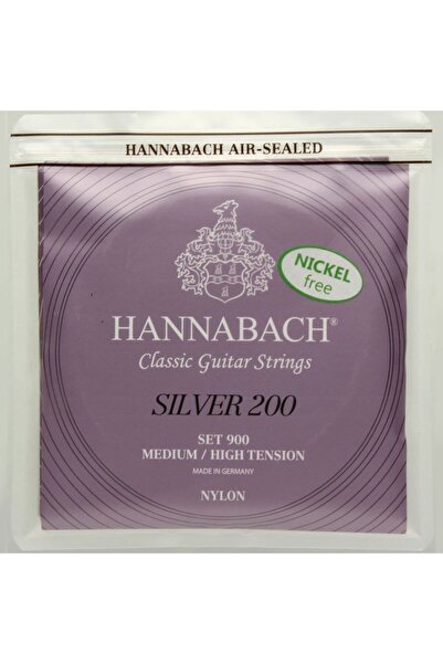 Hannabach 900Mht Classical Guitar String (Medium/High) |   Silver 200 Series ...