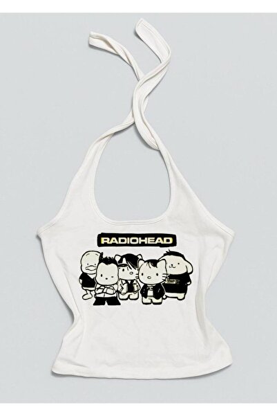 MAYDAY CULTURE Bluză crop top cu gât halter pentru femei, din Lycra