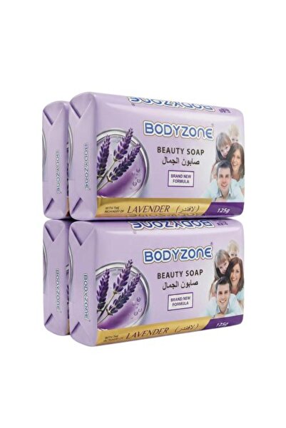 F05 Lavender Beauty Soap by Body Zone – 4 Pieces × 125 grams