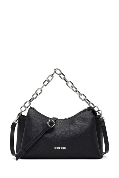 Derimod Women's Black Long Strap Crossbody Bag 25Abd237318