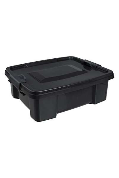 OEM Gray Plastic Storage Box with Lid 7L