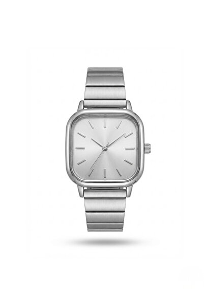 Leerybee Retro Square Case Metal Band Women's Wristwatch - Minimalist Design