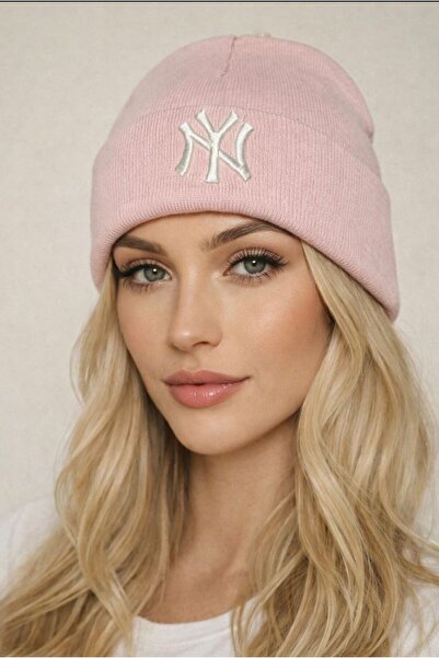 Silver Unisex Ny Knitwear Autumn Winter Quality Basic Beanie