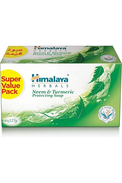 Himalaya صابون للجسم بخلاصة النيم والكركم | 6 قطع | 125 غرام