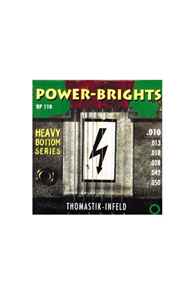 Thomastik Infeld سلسلة جيتار كهربائي TH-RP110 باور-برايتس |   مثالي لموسيقى ا...