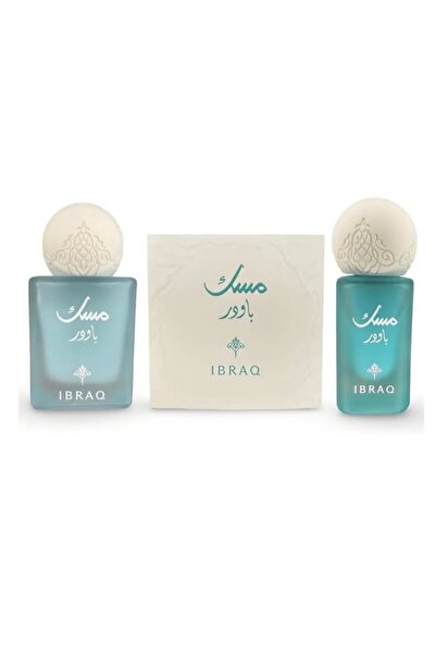 IBRAQ مجموعة مسك باودر من ابراق مسك باودر 10مل +زيت مسك باودر 6مل
