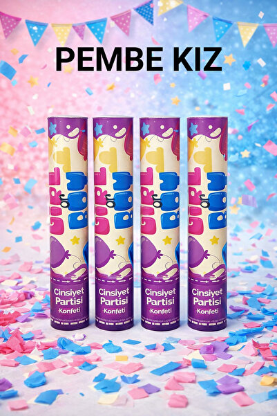 lovrime 2’li Cinsiyet Partisi Konfeti – Pembe & Mavi | Kız mı Erkek mi? | Pem...