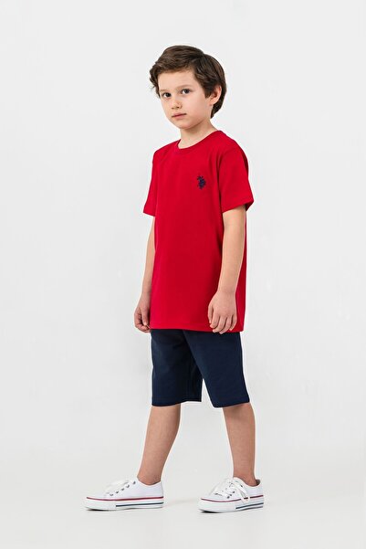 U.S. Polo Assn. U.S. Polo Assn. Boy's Red Bermuda Suit