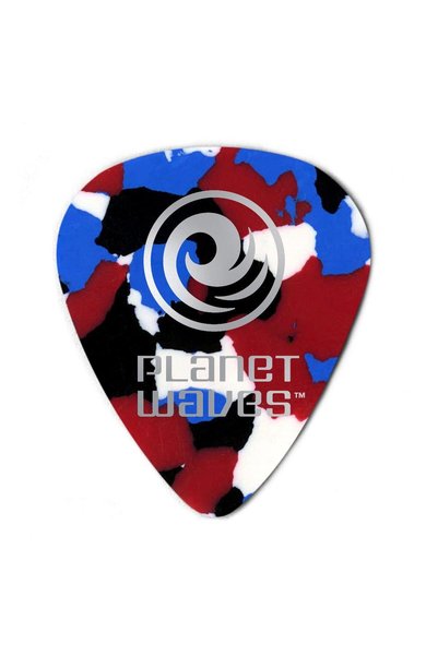 Planet Waves 1CMC4-25 Selüloit Orta (Medium) Gitar Penası - Karışık Renkler (25'li Paket - Başlangı