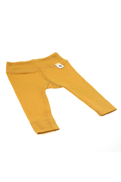 Lille Barn Pantaloni de corp lână merino copii - Harvest Gold