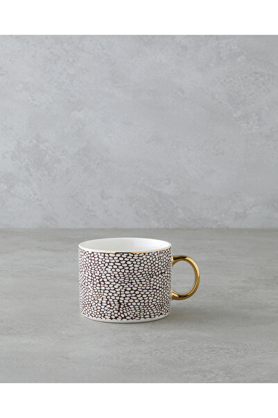 English Home Veins New Bone China Mug 345 ml Brown-Gold