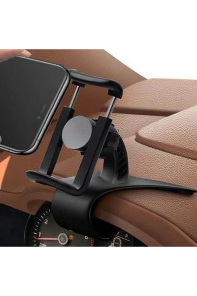 Marsilyan Suport telefon pentru mașină Suport telefon cu clips, rotire 360c R...